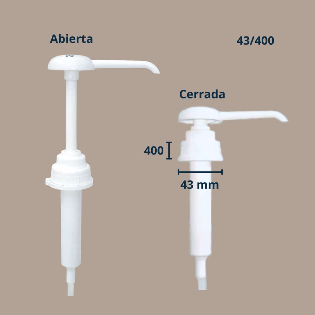 Dispensadora 43_400 blanca x 1 onza