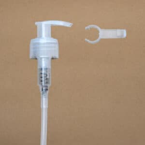 Dispensadora traslúcida cierre lateral 2cc (rosca estriada 28_410) + SEG (Lateral) (1)