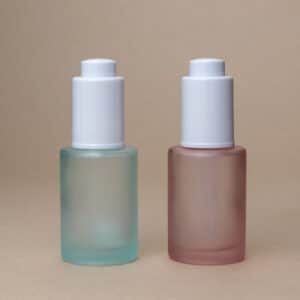 Goteros botón plástico con envase de vidrio de 30ml (Grupo)