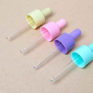 Goteros plásticos colores sólidos para envase de 30ml (Grupo)